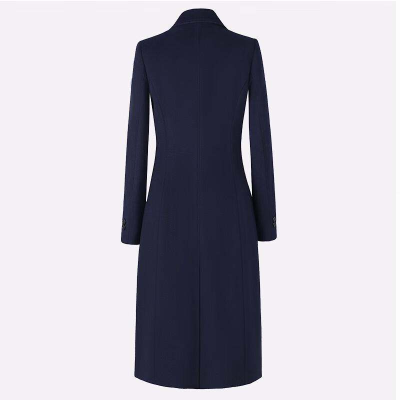 Unisex Professional Mid-Length Wool Blend Overcoat