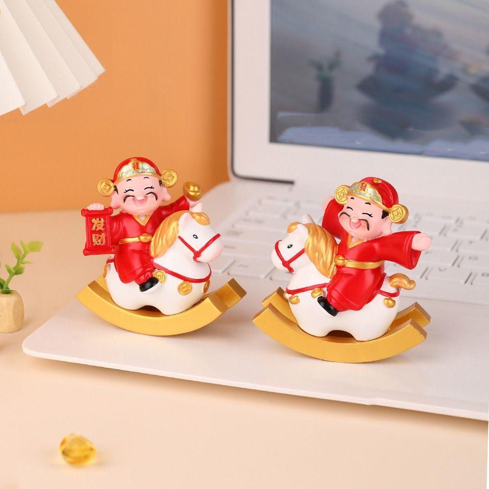 Year of The Horse 2026 Horse Year Figurines Resin Horse Statue  Office Decoration