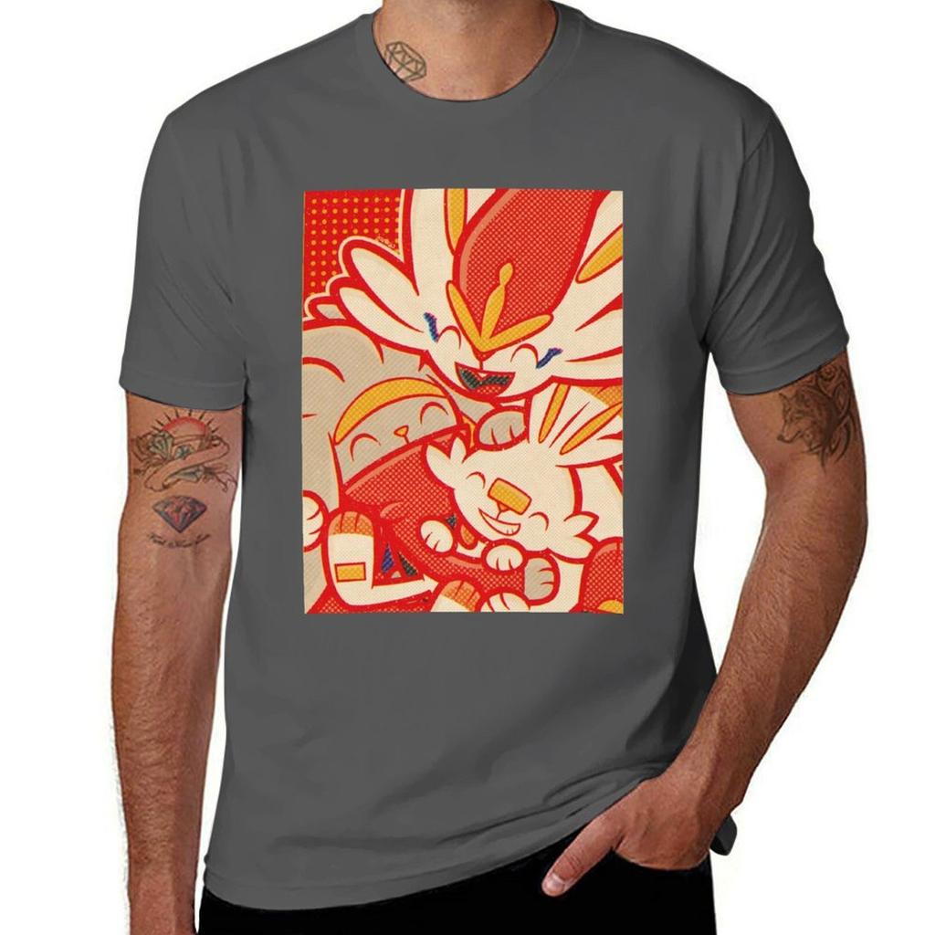 Cinderace Family Tshirt Holiday All Match Tshirt