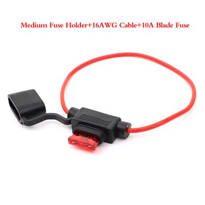 Presa portafusibile impermeabile per auto TAP Adattatore Micro/Mini/Standard ATM APM con lama da 30 A per auto, moto, motocicletta