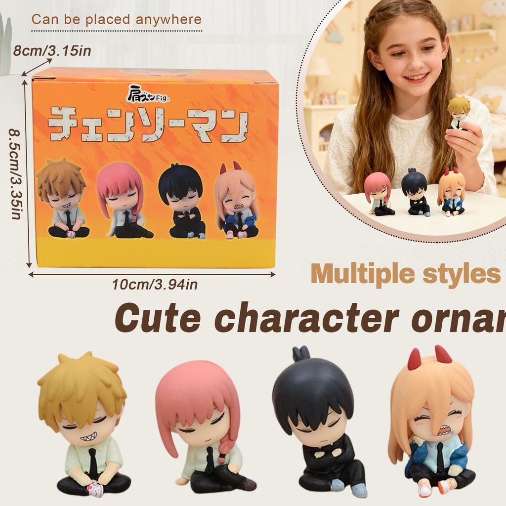 Universal 9.45 Inch Cartoon Figurine, Suitable For Home Décor, Car Dashboard Decoration, Cute Collectibles, Or Gaming Character Statues. Available