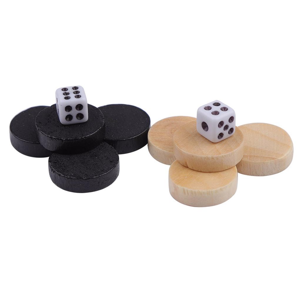 Draughts&Checkers&Backgammon Chess Piece for Kids Board Game Learning Camping chess piece