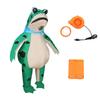 Inflatable Frog Costume for Adult Kids Funny Blow-Up Full Body Frog Suit with Air