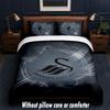 Set Biancheria da Letto Swansea City Design 1 Copripiumino + 2 Federe Morbido Traspirante Biancheria da Letto per la Casa