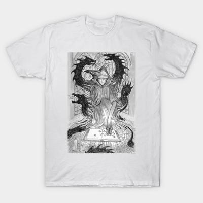 Camiseta Mujer Inktober Día 4 Hechizo Estampado Harajuku Kawaii Camiseta Verano Manga Corta Camiseta Top