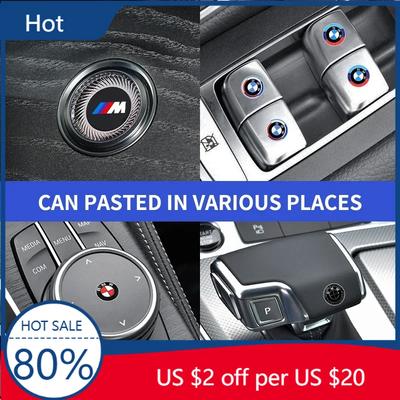 BAHY9 New 2025 Car Interior Sticker Central Control Decals Emblem Badge Accessories For BMW M M1 M2 M3 F32 E52 E53 E60 E90 E91 E9 Uvyn4