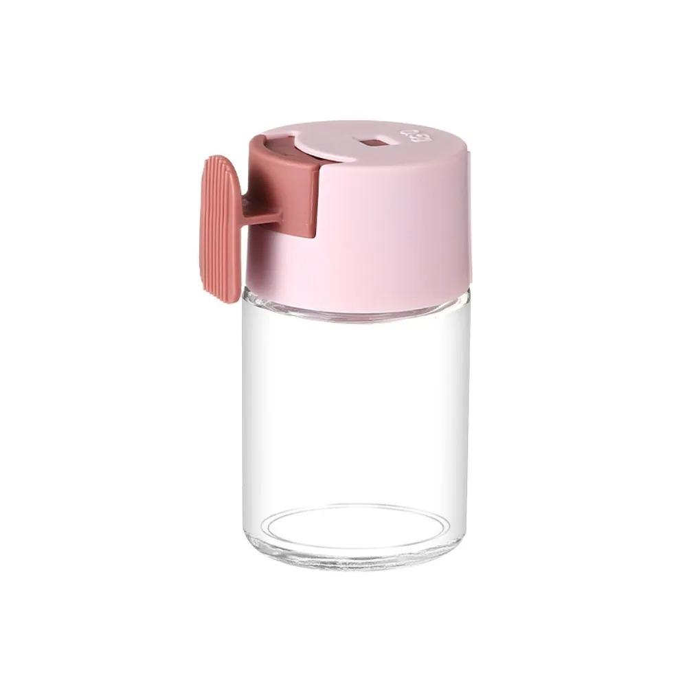 Glass Bottle Quantitative Salt Bottle Quantitative 0.5g Press Type Spice Dispenser Flavor Container Kitchen Accessories