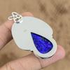 Womens Day Deal 925 Silver Pear Natural Lapis Lazuli Handcrafted Mother Pendant