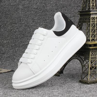 Small White Shoes for Men Thick Soles for Men Skateboard Shoes for Lovers Casual Sports Shoes for Men Light Travel Shoes