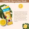 Everyuth Naturals Brightening Skin Combo Lemon Cherry Face Wash + Tan Removal Scrub & Pack, 200 g