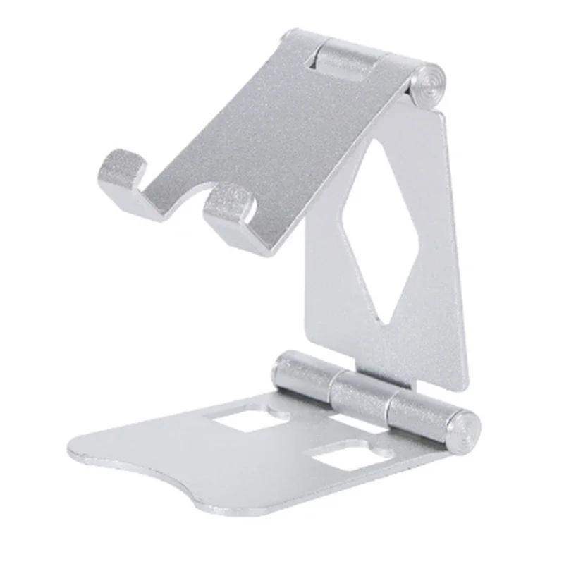 Aluminum Alloy Portable Phone Holder Stand For iPhone 15 14 13 12 Samsung Xiaomi Huawei Android Tablet Stand Desk Phone Trestle