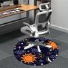 1PC Celestial Patterns Chair Carpet for Office, Indoor Non-Slip Washable Carpet, Soft Comfortable Mat For Office Room yy250930276