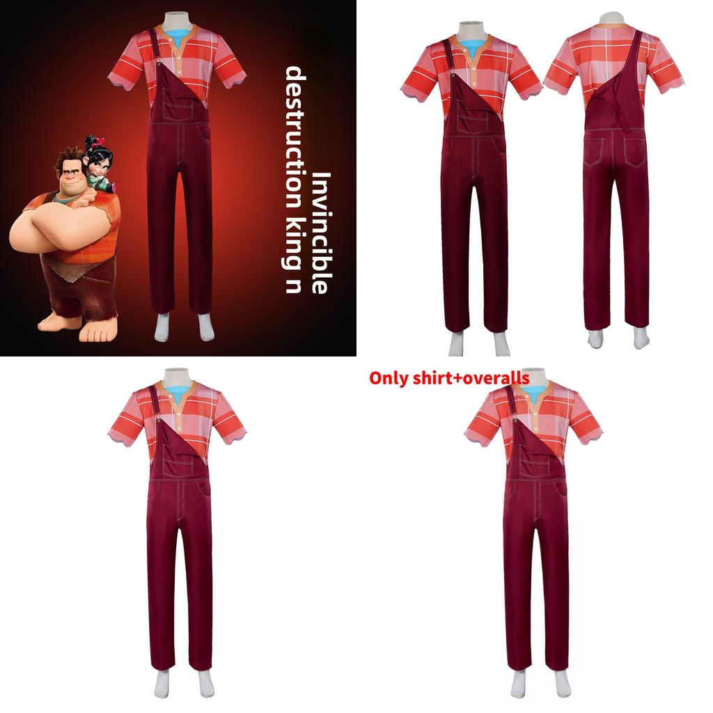 Wreck It Ralph Cosplay Costume With Polyester And Comfortable Wear For Costume Parties And Events