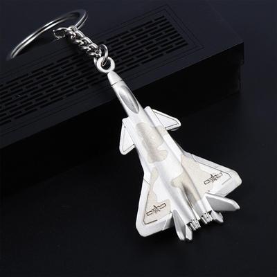 Air Plane Key Chain Airplane Display Miniature Toy Fighter Model Jet for Bag