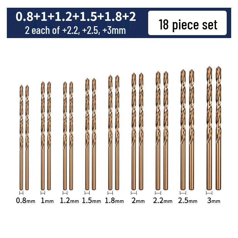 Cobalt Twist Drill Bit for High-Hardness 304 Stainless Steel and Metal
