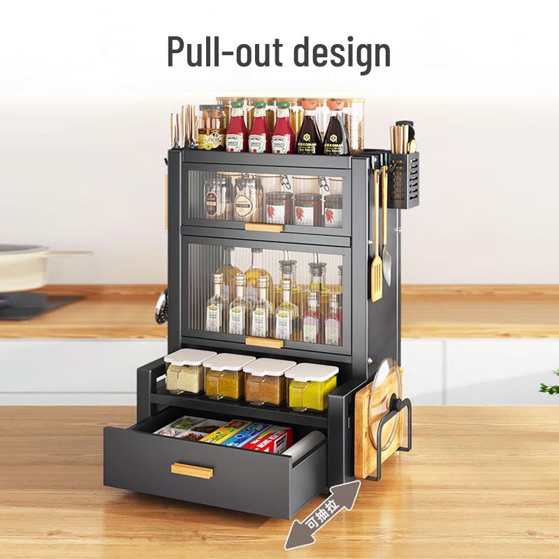 3-Tier Countertop Kitchen Spice Rack Organizer