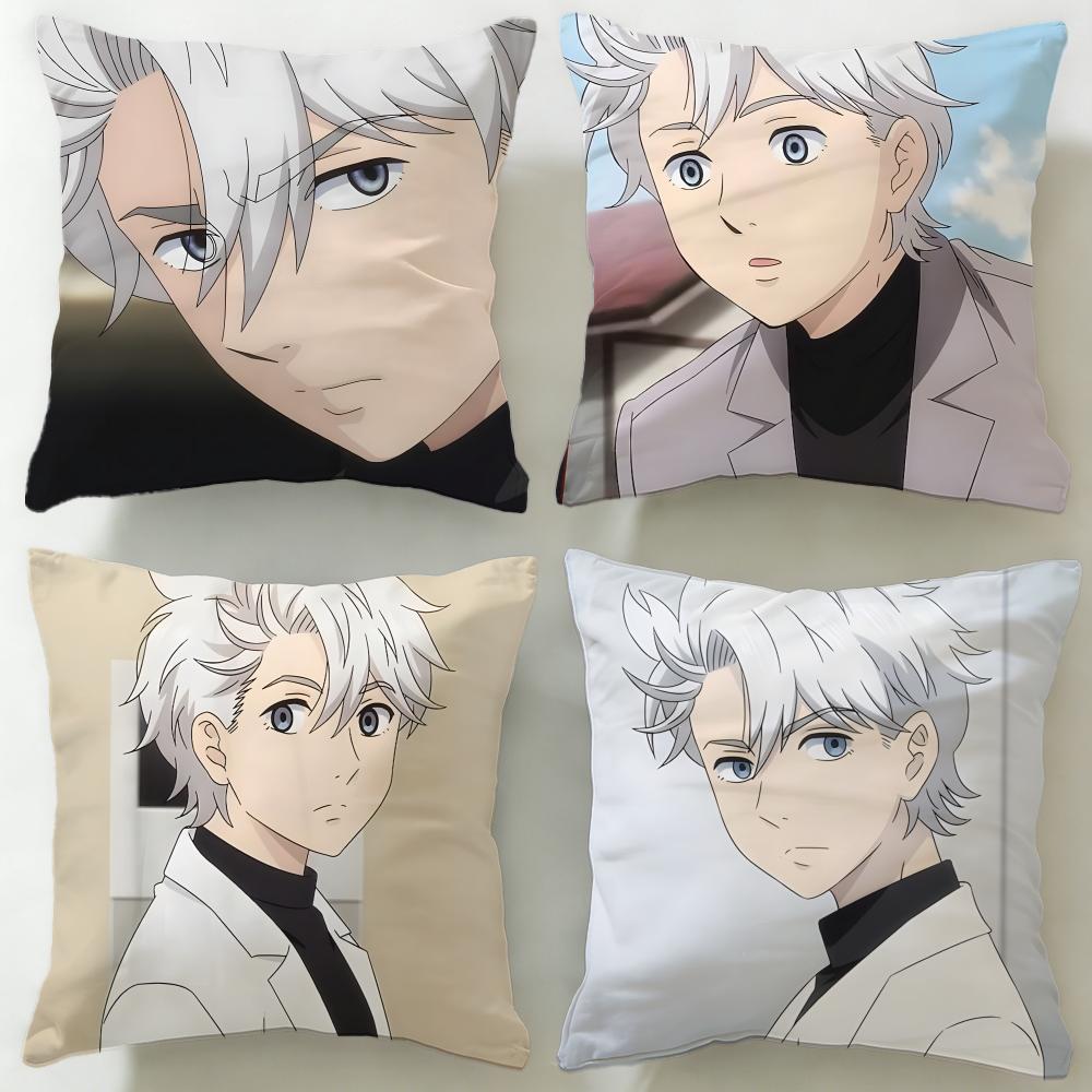 anime AI no Idenshi Cushion Cover Soft EasyWash Pillow Case Versatile for Couch Bed Travel and Office