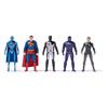 DC Comics, Superman Heroes Vs. Villains 5-Pack, 3-Inch Action Figures, Stylized Superhero Figures with Dynamic Poses and Battle-Ready Armor, Ages 4+