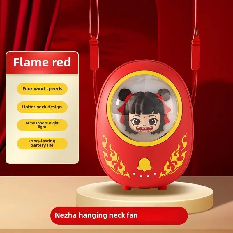 Portable Mini Neck Fan Home Summer Air-cooled Neck Hanging Fans for Outdoor Silent Neckband Wearable Sports Running Travel USB-C