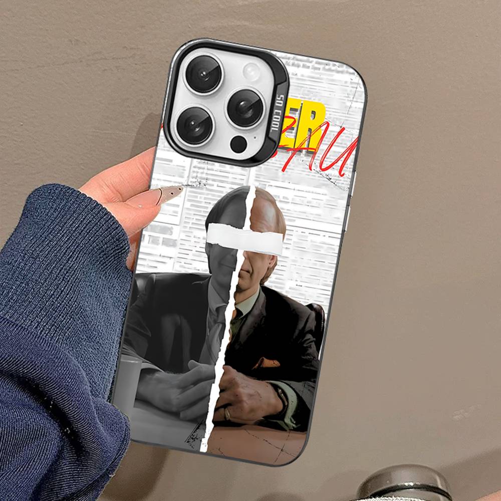 B-Better Call Saul Phone Case For IPhone 17 16 15 14 11 12 13 Pro Max Plus Pro Colored Silver Cover