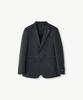 Stco 50% Extra Fine Wool Shadow Check Suit Jacket Charcoal Grey (Classic Fit)_Ssjva64Ccc