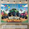 Party Backdrop Flat Monster Trucks Events Wedding Coming Ceremony Four Season Event Photo Background Front Door Decor