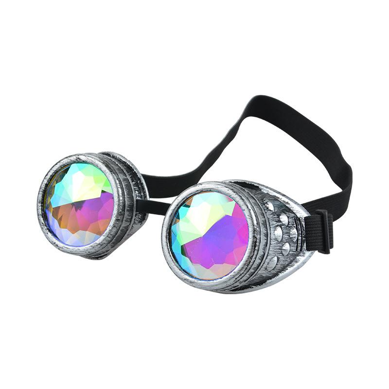 New Party Retro Steampunk Kaleidoscope Glasses Halloween Goggles Ball Decoration Glasses
