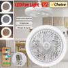 Stropní ventilátor LED s dálkovým ovládáním světla Stmívatelné osvětlení pro ložnici a obývací pokoj Základna konvertoru E27 85-265V