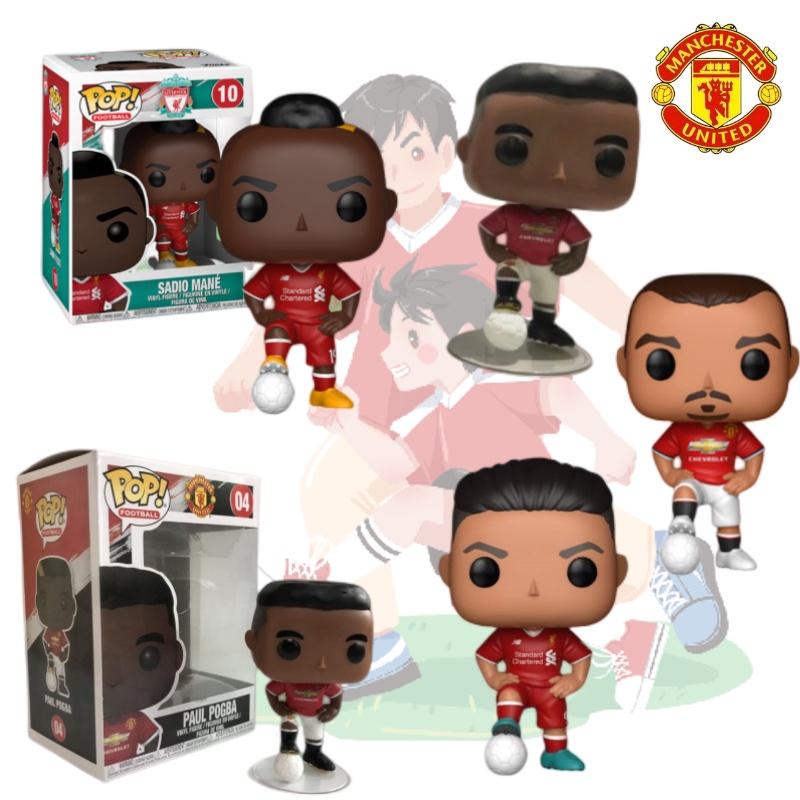 Collectible Pop Football Star Models Man Utd, Liverpool, Pogba, Salah, Ibrahimovic, Mane