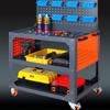 Heavy-Duty 3-Tier Mobile Workshop Tool Cart