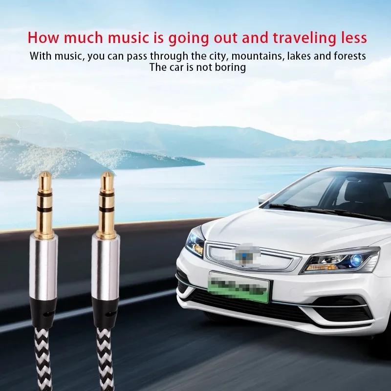 Aux Cable 1M Jack 3.5mm Audio Cable 3.5mm Speaker Cable Male To Male Car Aux Cord for JBL Headphone Iphone Samsung AUX Cord