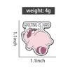 Adulting Is Hard Enamel Pins Tired Trash Panda Brooches Lapel Badges Raccoon Cute Animal Jewelry Gift for Friends