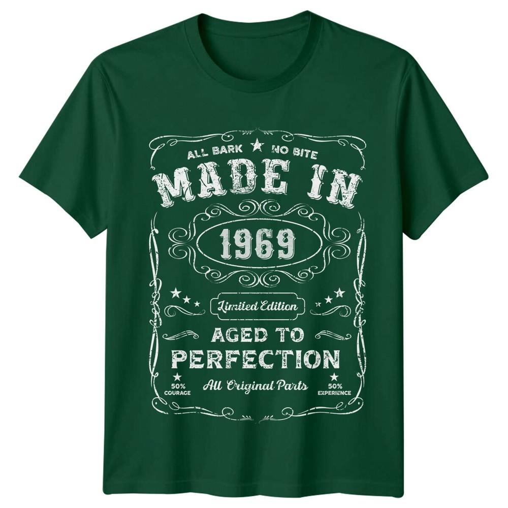 Made In 1969 Unisexs T Shirt 57th Birthday Gift Vintage fiftyseven Year Old S