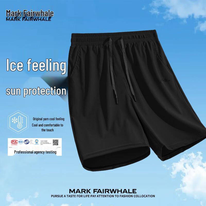 Mark Fairwhale Men's Ice Silk UPF50+ Sun Protection Casual Shorts