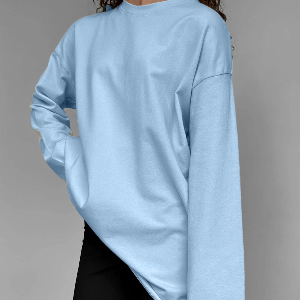 Women's Oversized Long Sleeve T Shirts Basic Crewneck Tee Spring Fall Tops Casual Workout Fashion Casual Y2K Clothes Loose Fit Tee Shirts for Women