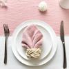 Set of 10 Cotton Cloth Napkins Gauze Fabric Factory Outlet for Everyday Use Dinner  Tea Towel Table  Village Wedding Decoration