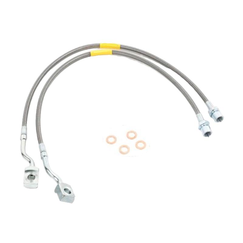Professional Front Brake Lines Replacement Kit Stainless for 1500 2500 3500 HD Vehicle Upgrade