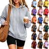 Damen Langarm Kapuzenpullover mit Reißverschluss Lässige Oberbekleidung Tägliche Kleidung für Damen