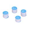 100Pcs Round Number Tag Beehive Sign Marker Labels with Hole Farm Beekeeping Accessory(Blue White )