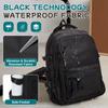 Simple School Backpack for Girls Boys Black College Student Bookbag Laptop Bag for High School