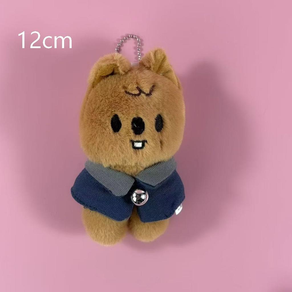 Skzoo Schlüsselanhänger Plüschtier Kawaii Skzoo Stray Wolf Plüsch Cartoon Stofftier Puppe Kawaii Begleiter Spielzeug Kindergeschenk!