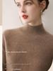 Rollkragenpullover aus reinem Kaschmir für Damen: Vielseitig, Warm, Einfarbig für Herbst/Winter