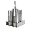 Spice Shaker 304 Stainless Steel with Viewing Window Pepper Shaker for Restaurant Home BBQ Salt 4