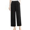 XUEXI Women's Elegant Mulberry Silk Cropped Pants