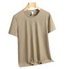 Short Sleeve T-Shirt Couple Body Shirt Interior Breathable Top Men's Crew Neck Half Sleeve Casual