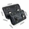 Universal Motorcycle Saddlebags Fork Bag PU Leather Luggage Pouch Side Tool Bag Saddle Bag for for Honda for Bmw for Suzuki