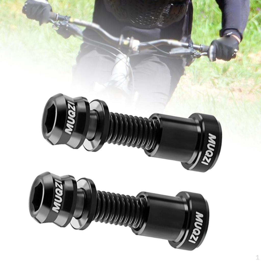 2 Set Bicycle Carbon Nuts, Durable Premium Mounting Accessories for Mountain Bikes