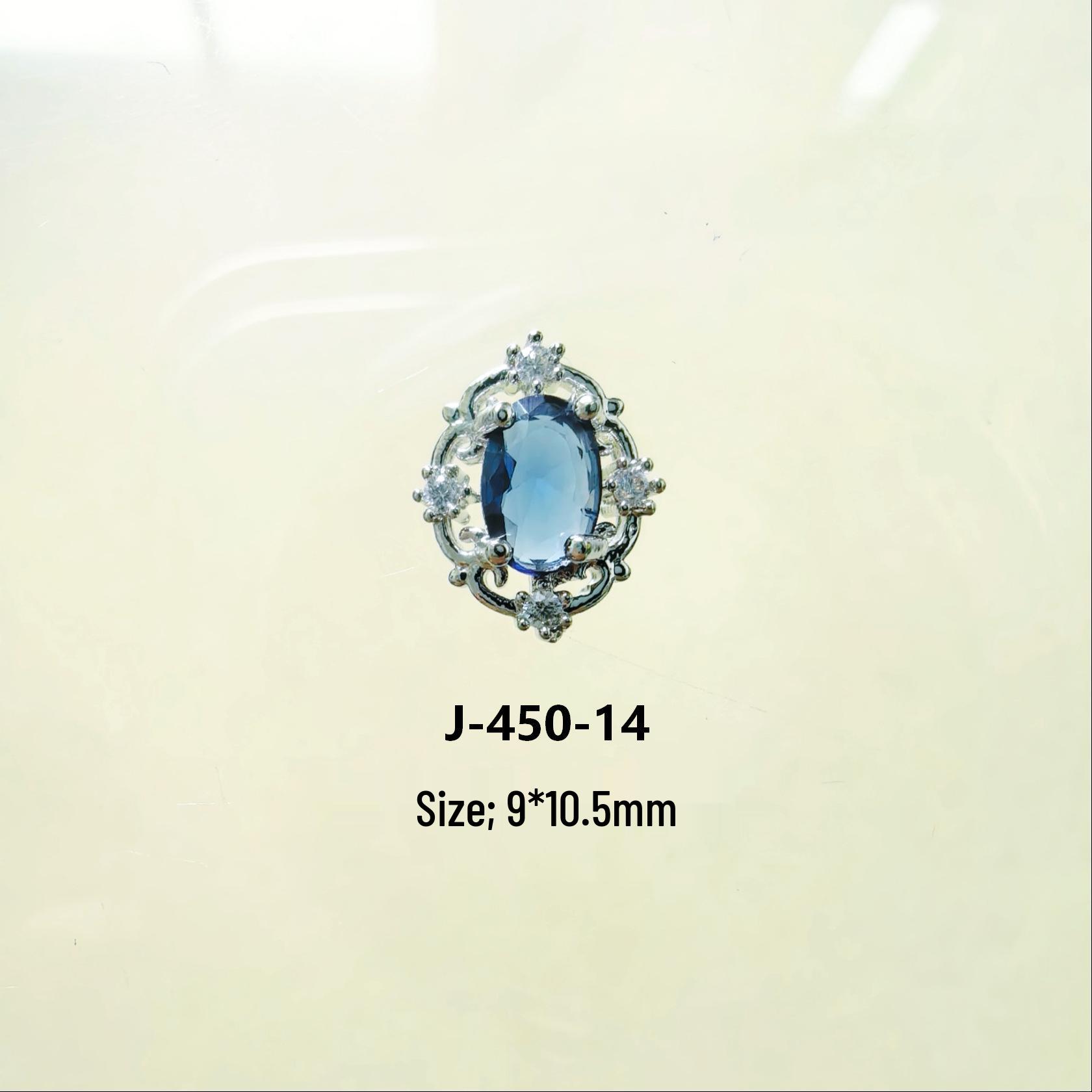 Huan Huan Retro Bronze Zirconia Nail Art Decorations