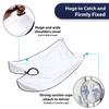 Man Shave Beard Apron Black Hair Shave Apron Ib Trimmer Holder Beard Catcher Waterproof Household Household Cleaning Tools