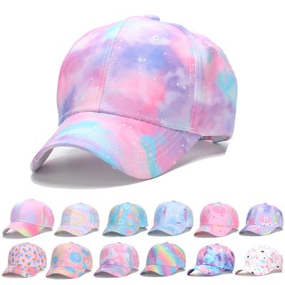 Fashion New Kids Baseball Cap Toddlers Hat with Adjustable Strap for Boys Girls Ages 4-10